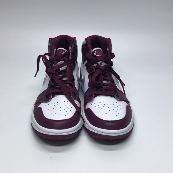New Nike Air Jordan 1 High G Golf Shoes Bordeaux White DQ0660-103 - Picture 3 of 5